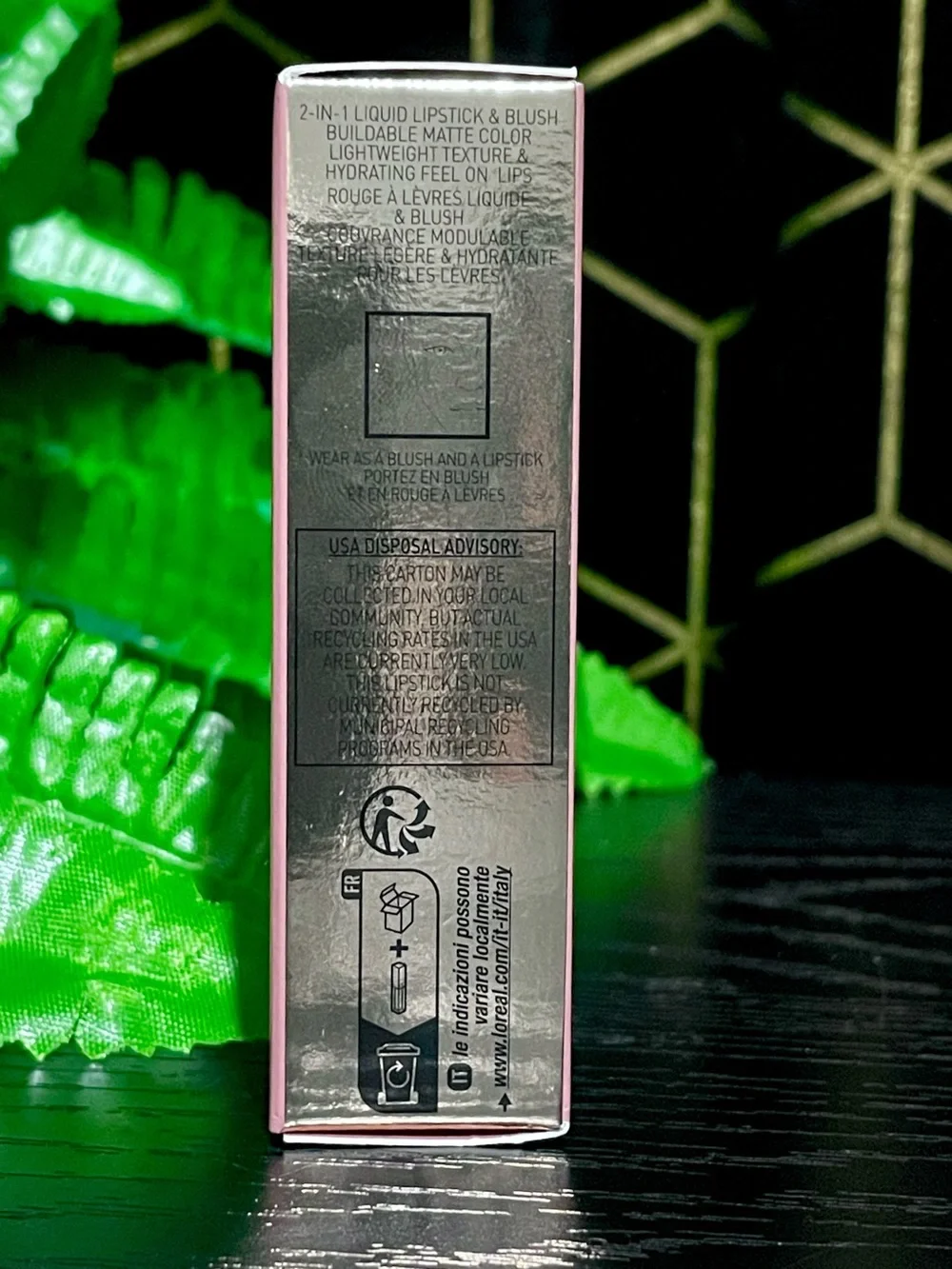 Valentino liquirosso lip